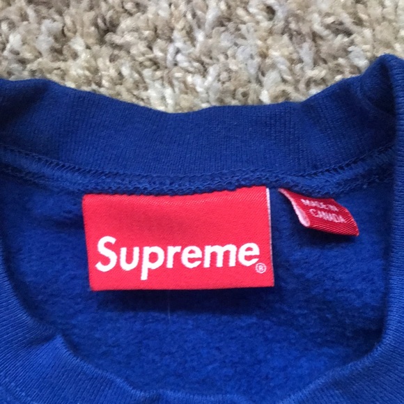 Supreme Futura Blue Crewneck Medium - Picture 3 of 5